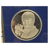 Sterling Silver Comm. Round with FDC and Info