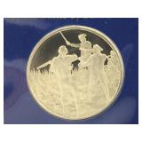 Sterling Silver Comm. Round with FDC and Info