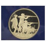 Sterling Silver Comm. Round with FDC and Info