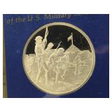 Sterling Silver Comm. Round with FDC and Info