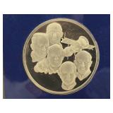 Sterling Silver Comm. Round with FDC and Info