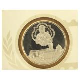 Sterling Silver Comm. Round with FDC and Info