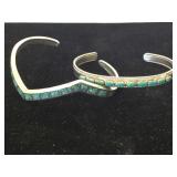 2- Silver indian Bracelets