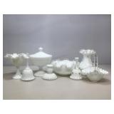 Spanish lace glassware set.