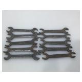 10 Vintage  Ford open-end wrenches