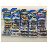 30 assorted hot wheels, see photos