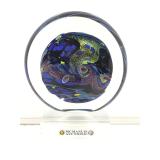 Signed Rollin Karg Dichroic Art Glass Sculpture.