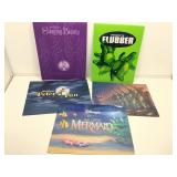 Five (5) Walt Disney Commemorative Lithographs