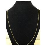 14K gold necklace 12 " 3.4 g