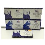 2000, 2001 & 2007 State Quarter Proof Sets