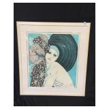 Just a Dream Mixed Media Lithograph by Mary