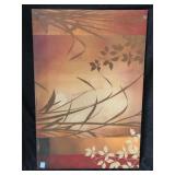 Flaxen Silhouette Graphic Art Print on wrapped