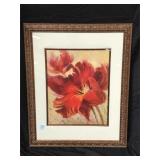 Red Flower Print by Anne Darnell  - PR11183
