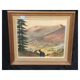 Mt.  Baldy in Summer by Valborg Andersen