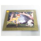 Disney Bambi 55th anniversary print in sealed