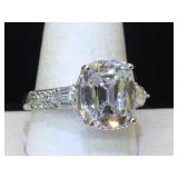 Victoria Wieck Sterling silver ring with white