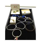 Lot of Costume jewelry- some silver