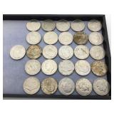 Silver half dollar lot -  face value $13