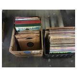 Two boxes vinyl LP albums