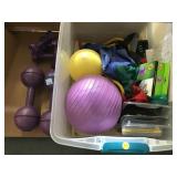 Exercise equipment and dumbbells