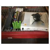 Xbox 360 with controller and games