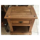 Pier 1 Imports side table, approx 24x27 inches
