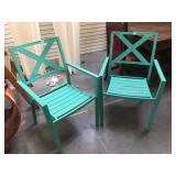 ThreshOld Pair of metal patio chairs
