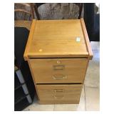 Wood file cabinet