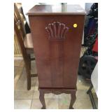 Stand up Jewelry box, approx 13x11x39 inches