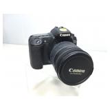Canon EOS 20D with Canon 28-200 Lens and Battery.