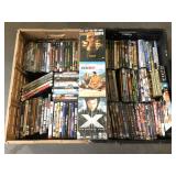 Xmen & Crates of Assorted DVDs