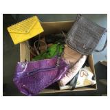 Box of Assorted purses