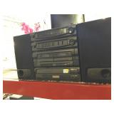 GPX turntable, cd, cassette stereo