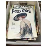 Tub of Assorted Magazines