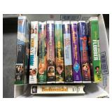Box of Assorted VHS tapes