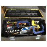 Stanley toolbox with contents