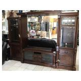 Entertainment center w/towers and top,