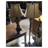 Matching table top lamp and Floor lamp approx 5