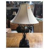 Metal table top lamp