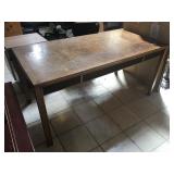 Heritage wood desk w/drawer, approx 30x60x29