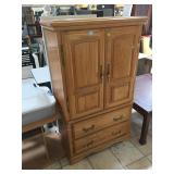 Traditions Wood armoire w/drawers and doors,