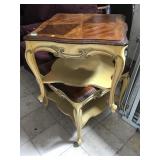 Pair of wood side tables