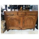 Ethan Allen wood buffet, approx 58 inches long