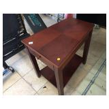 Wood end table