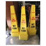 12 Caution Wet Floor cones