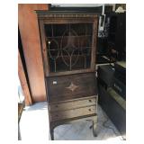 Vintage Secretary desk with Hutch, (No Key),