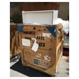 Wood shipping crate with contents - Lava Lamps