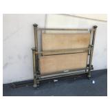 Vintage Simmons Brass Bed - 3/4 Size