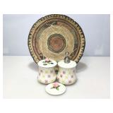 Longaberger soap dispenser and tumblers and more.