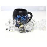 Princess House glass clown figure, pets and more.